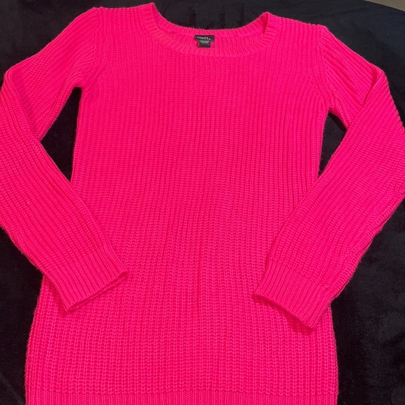 Rue21 Dresses Neon Hot Pink Sweater Dress Looks Amazing With Tall Boots Valentines Day